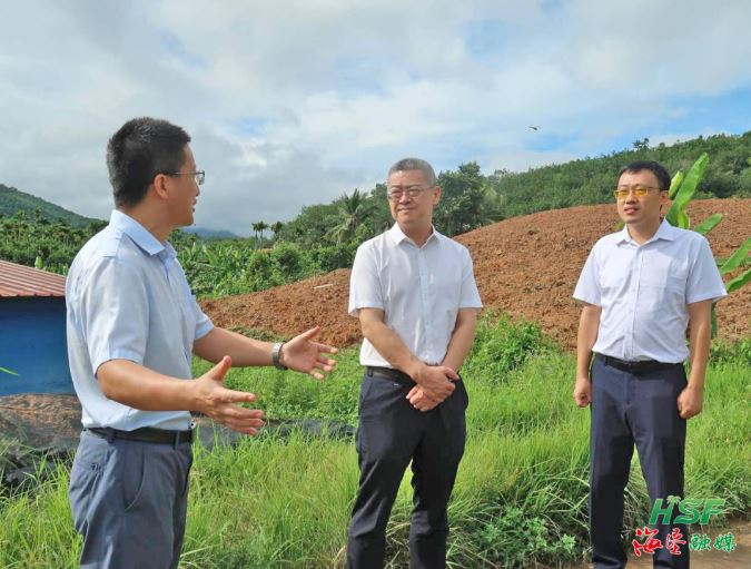 艾轶伦在立才农场公司垦区耕地“非粮化”“非农化”专项整改复耕地块调研。